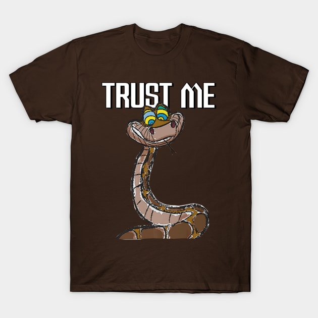 Kaa the Snake 'TRUST ME'  - Disney's The Jungle Book T-Shirt by FFSteF09